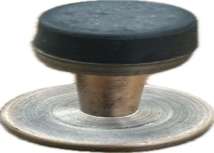 Tope para puerta, 8 cm, color rojo