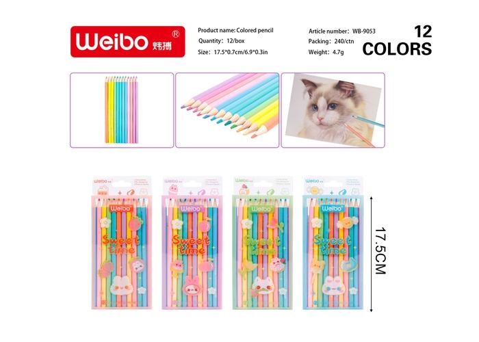Lápices de colores, modelo WB-9053