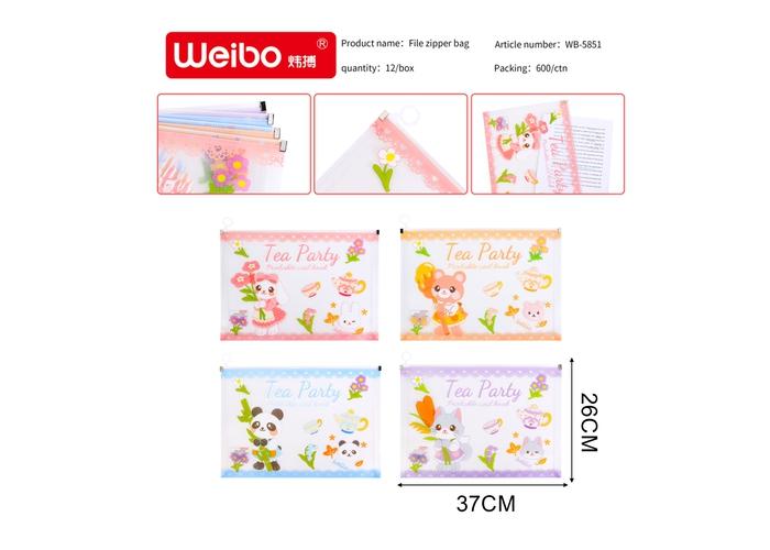 Bolsa para documentos, 37 × 26 cm, modelo WB-5851