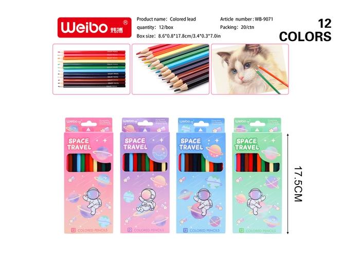 Lápices de colores, modelo WB-9071