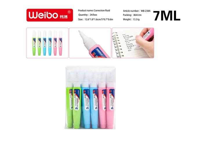 líquido corrector, modelo WB-238A