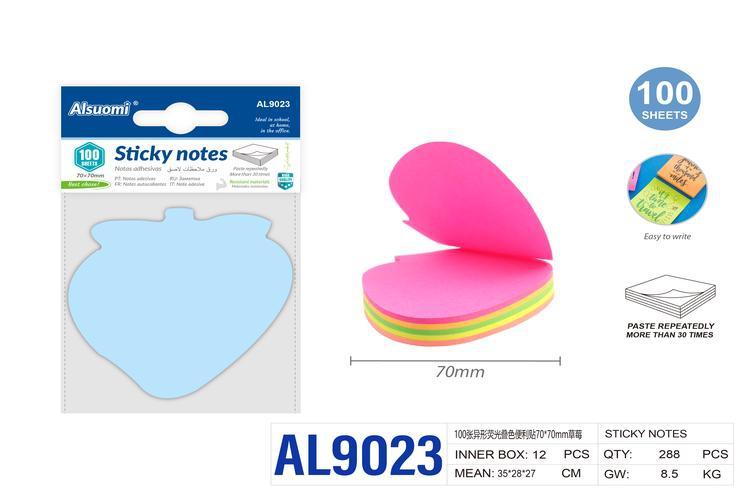 Notas adhesivas, 70 × 70 mm, modelo AL9023