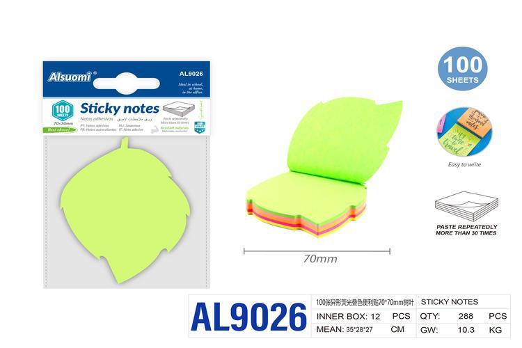 Notas adhesivas, 70 × 70 mm, modelo AL9026