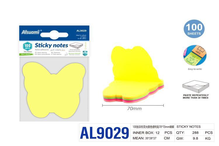 Notas adhesivas, 70 × 70 mm, modelo AL9029