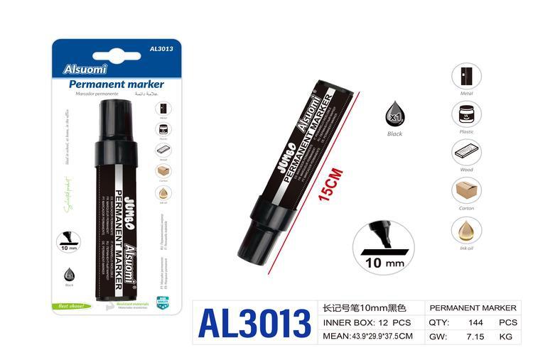 Rotulador, modelo 2402C-1, 10 mm, color negro