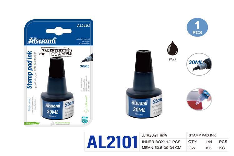 Suministros para sellos, 30 ml, color negro