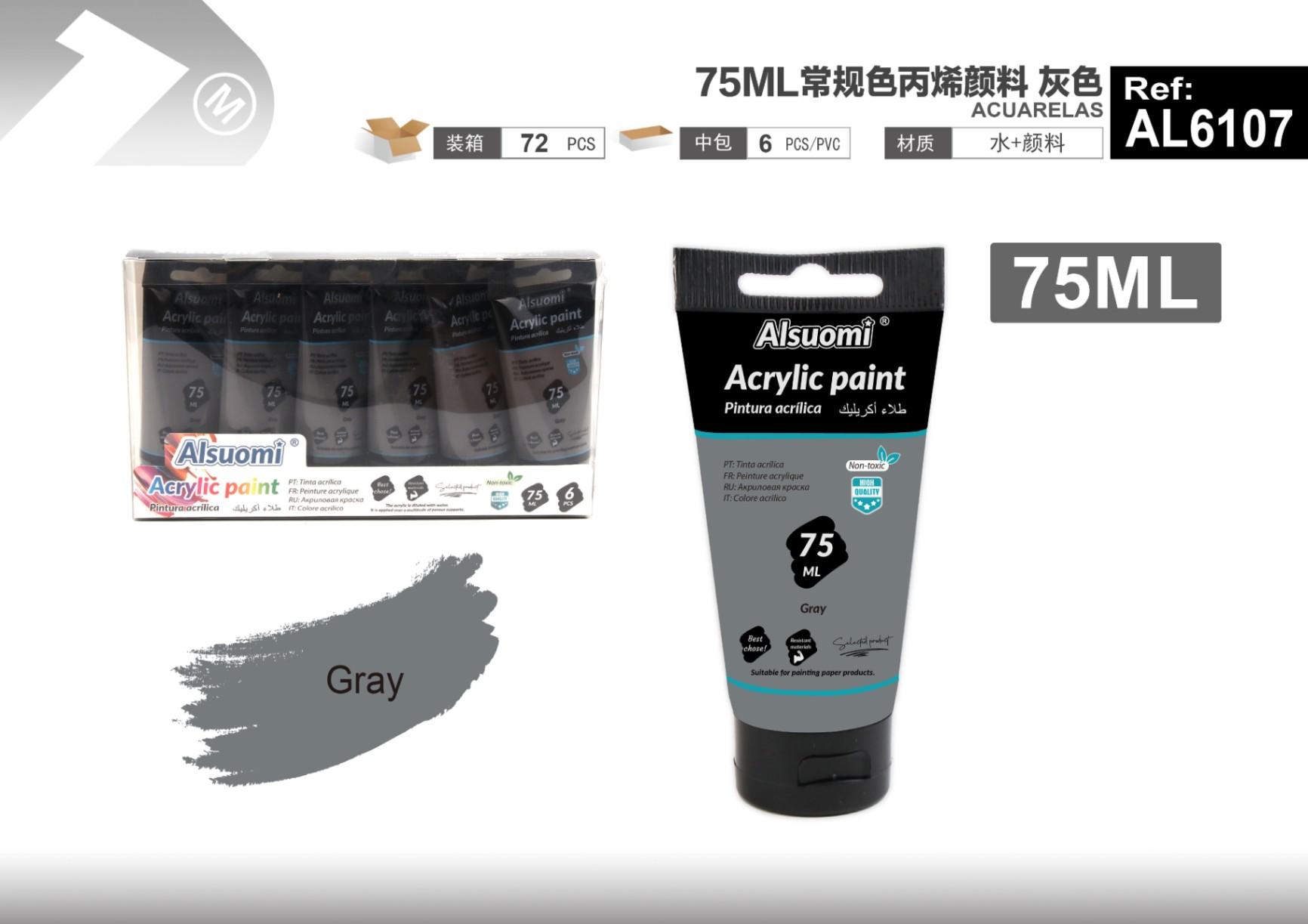 pigmento, 75 ml, color gris