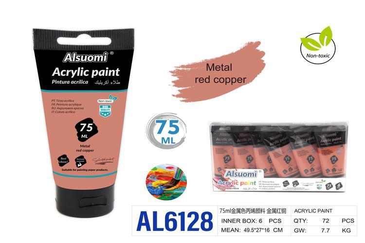pigmento, 75 ml, color rojo, modelo AL6128