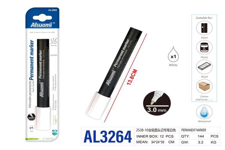 Rotulador, color blanco, modelo AL3264