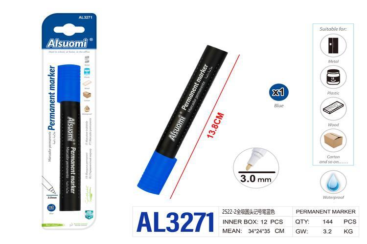 Rotulador, color azul, modelo AL3271