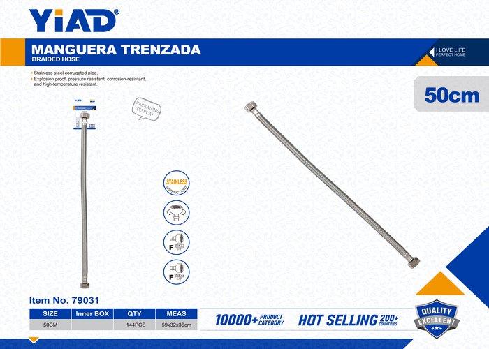 Manguera trenzada, 50 cm, modelo YD79031