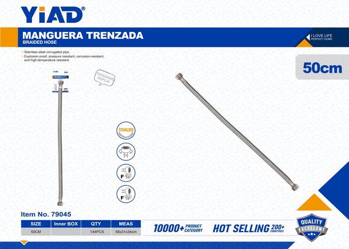 Manguera trenzada, 50 cm, modelo YD79045