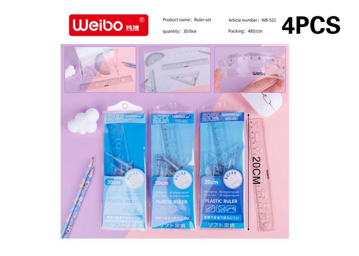 Regla, 20 cm, modelo WB-521