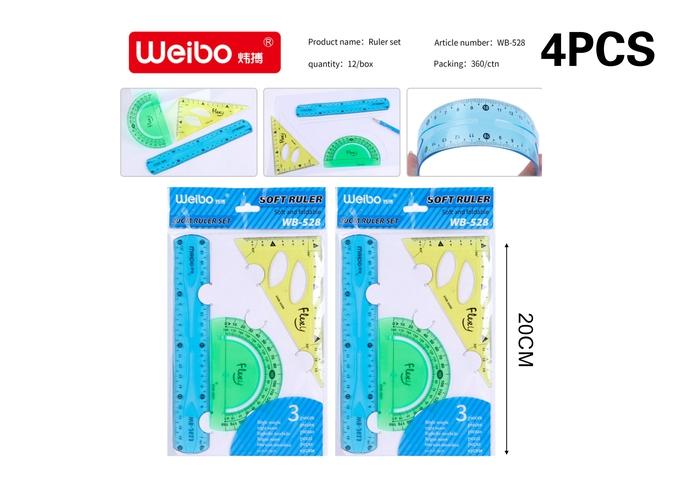 Regla, 20 cm, modelo WB-528