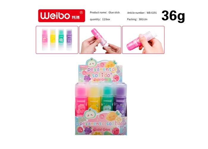 Pegamento sólido, 36 g, modelo WB-6191