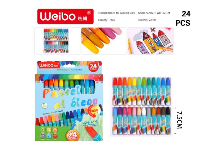 pastel al oleo, modelo WB-1021-24