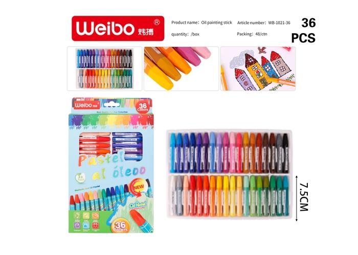 pastel al oleo, modelo WB-1021-36