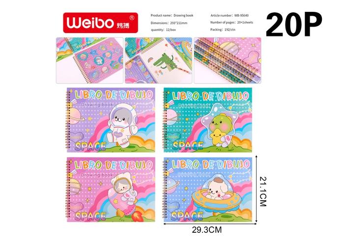Cuaderno de bocetos, modelo WB-95640