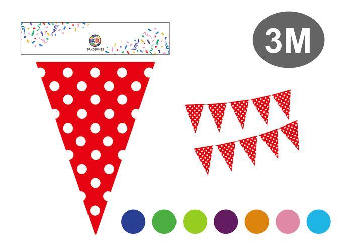 Tira la bandera, 3 m, modelo KD-CG-131