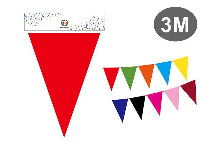 Tira la bandera, 3 m, color multicolor