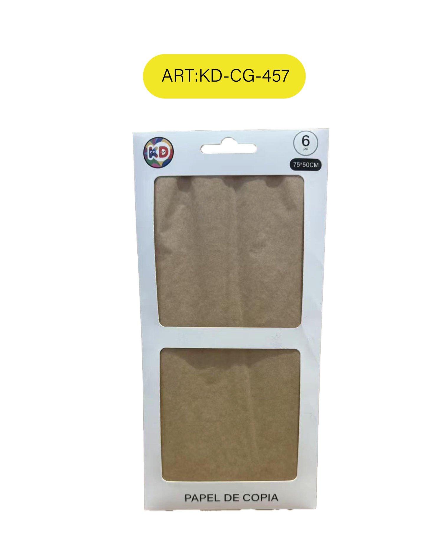 Papel de calco, 50 × 75 cm, 17 g, modelo KD-CG-457