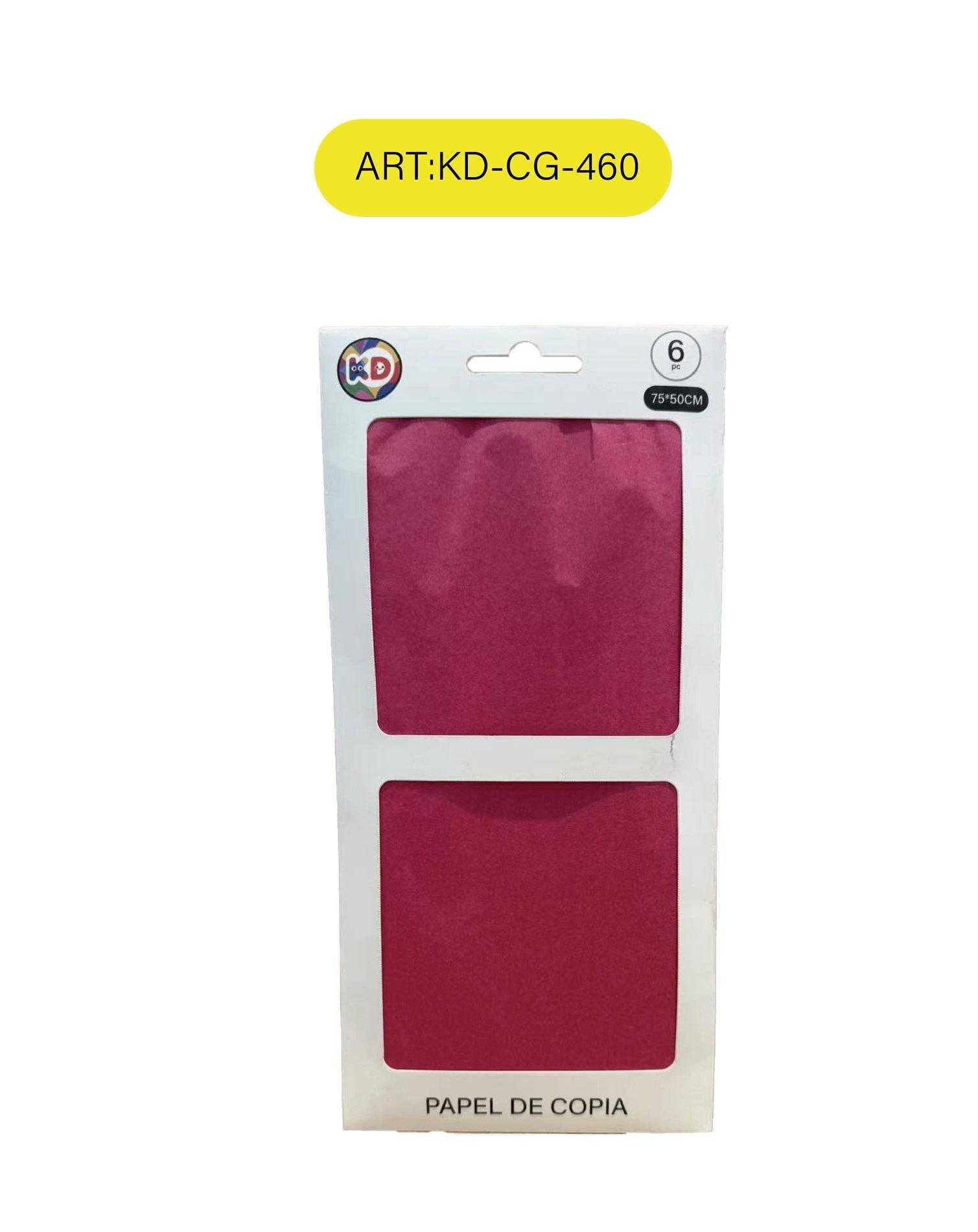 Papel de calco, 50 × 75 cm, 17 g, modelo KD-CG-460