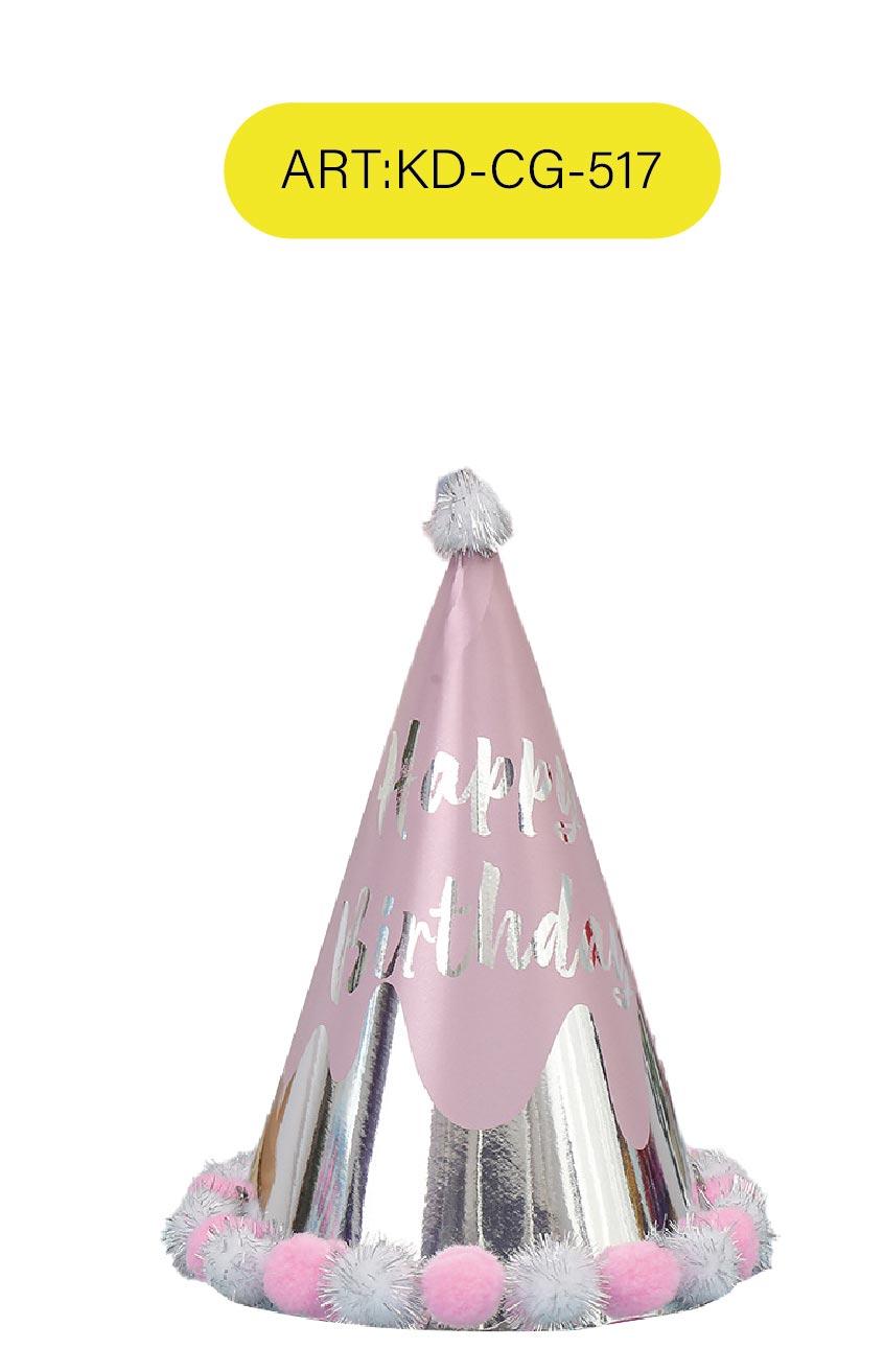 sombrero de cumpleaños, 18 × 13 cm, modelo KD-CG-517