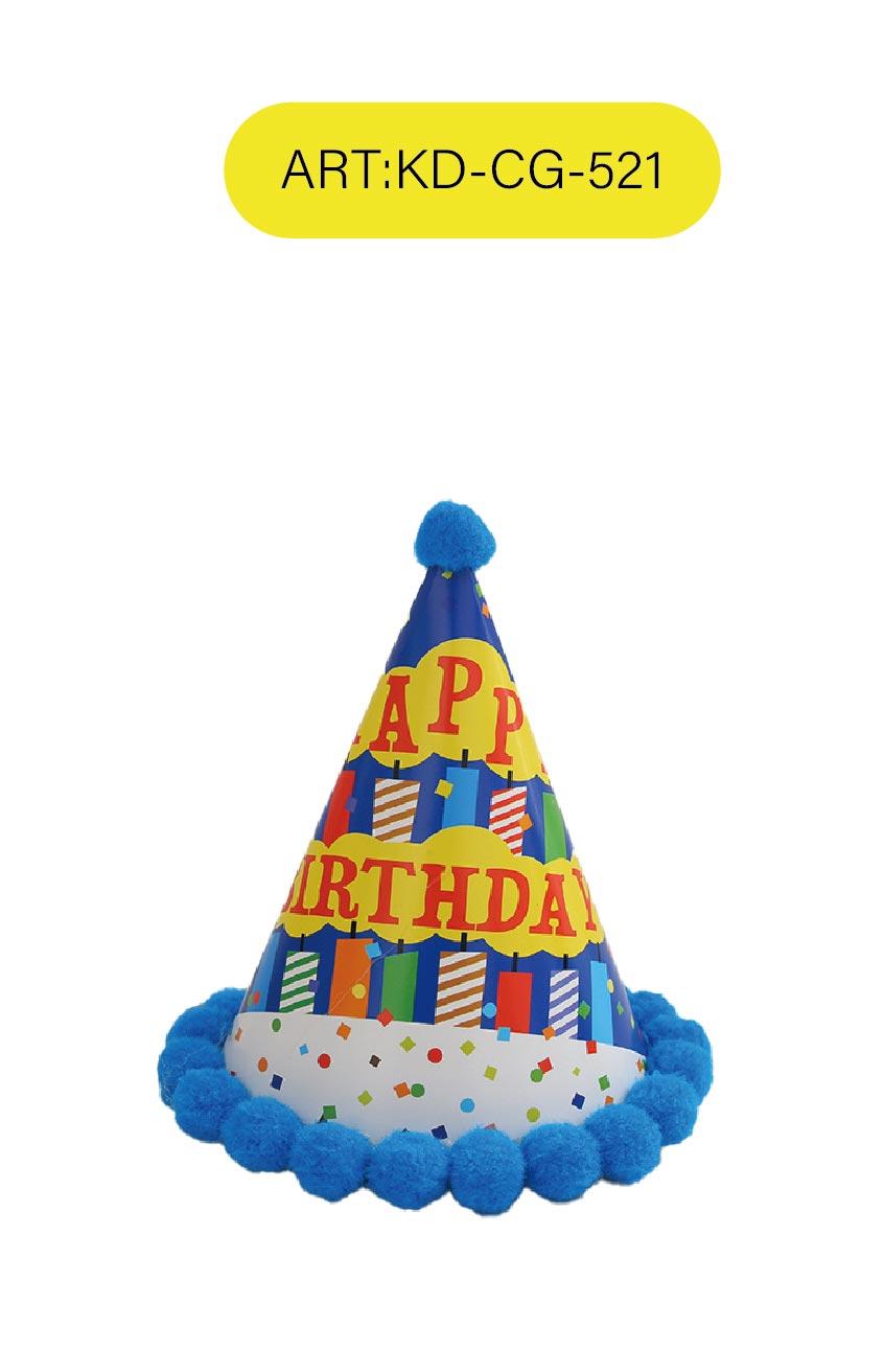 sombrero de cumpleaños, 18 × 13 cm, modelo KD-CG-521