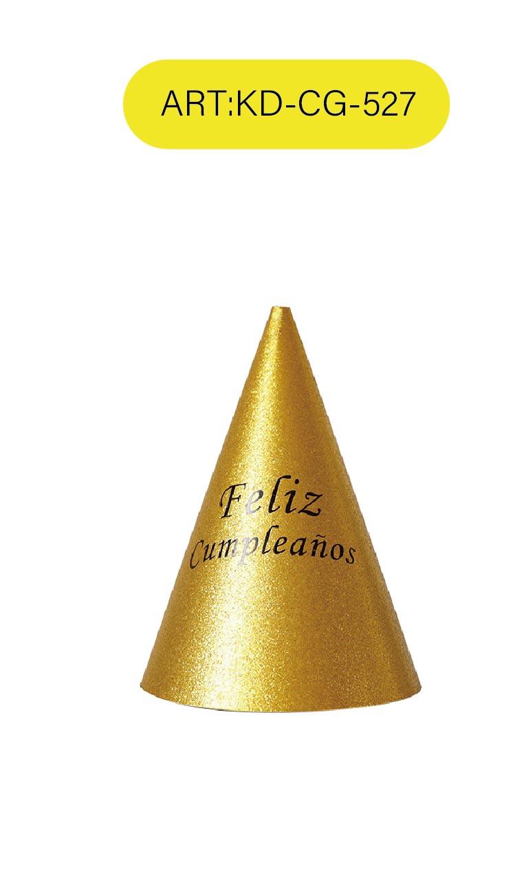sombrero de cumpleaños, 16 × 11 cm, modelo KD-CG-527