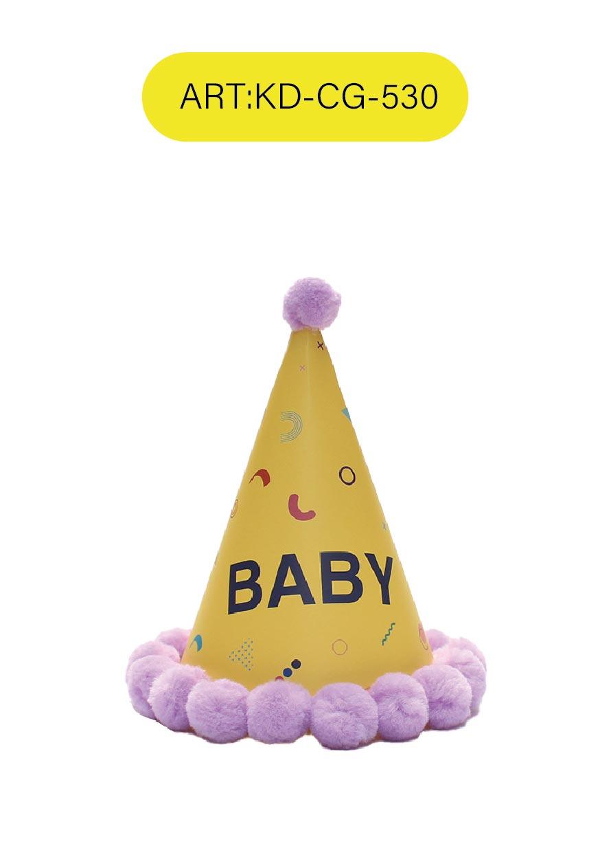 sombrero de cumpleaños, 16 × 11 cm, modelo KD-CG-530