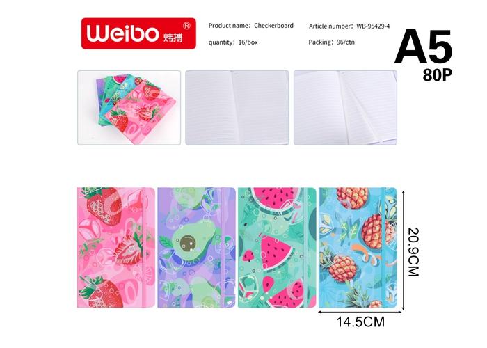 computadora portátil, modelo A5, 145 × 209 mm, modelo WB-95429-4