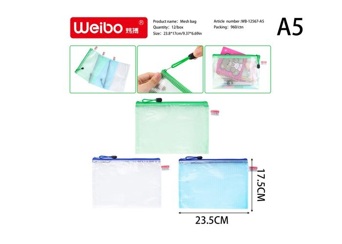 Bolsa para documentos, modelo S-6002, modelo A5