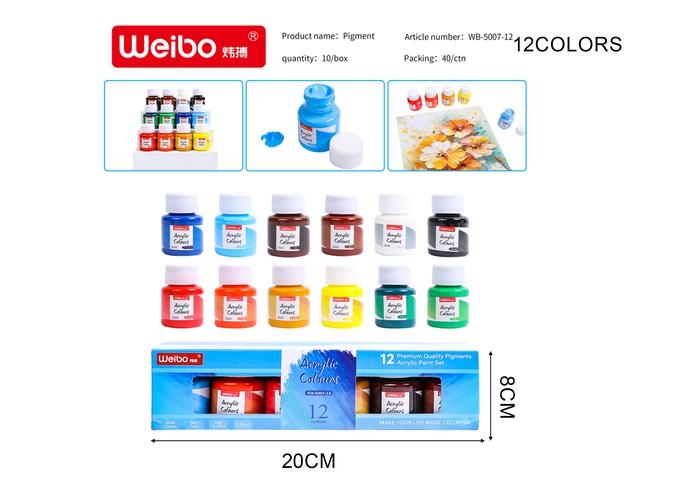 pigmento, modelo WB-5007-12