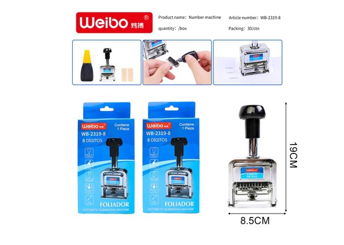Suministros para sellos, modelo WB-2319-8