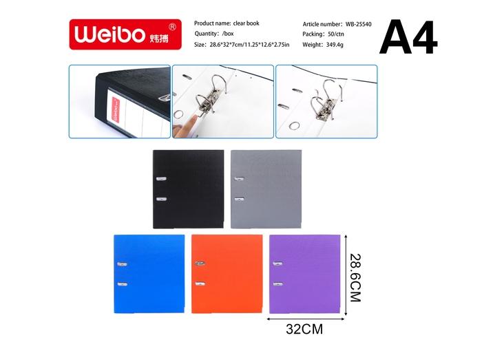 Carpeta, modelo A4, 3 pulgadas