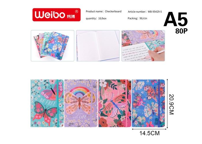 computadora portátil, modelo A5, 145 × 209 mm, modelo WB-95429-5