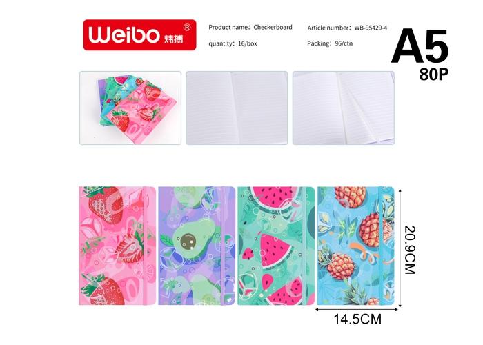 computadora portátil, modelo A5, 145 × 209 mm, modelo WB-95429-G4