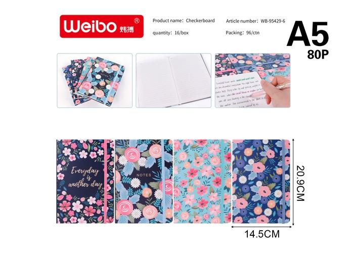 computadora portátil, modelo A5, 145 × 209 mm, modelo WB-95429-G6