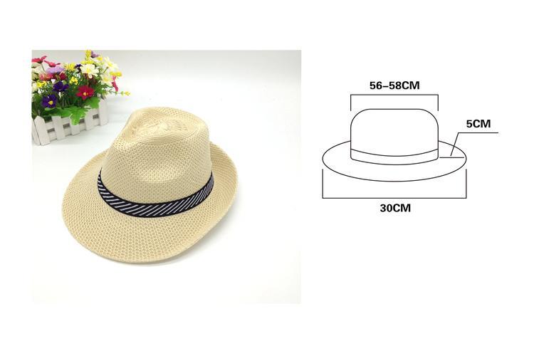Sombreros para el sol, 30 cm, color beige