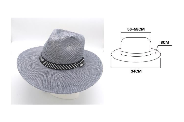 Sombreros para el sol, 34 cm, color gris