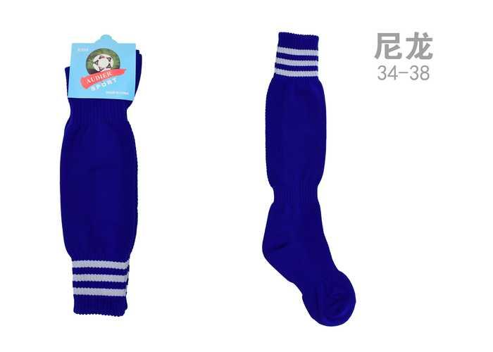 Calcetines deportivos, colores azul y blanco, modelo 130236
