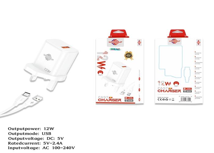 Cargador, 12 W, modelo YCD-04T