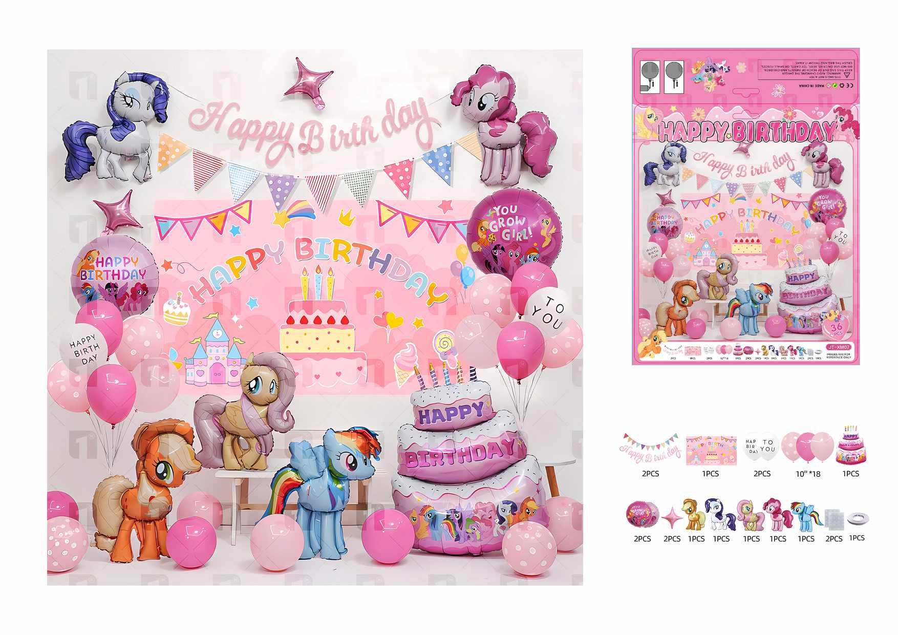 Globos de película de aluminio., 36 piezas