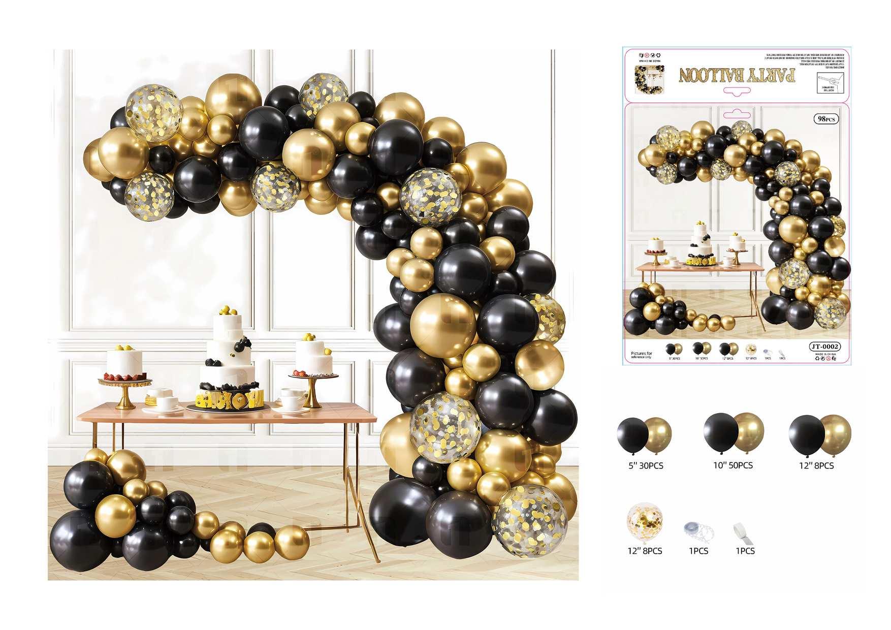 Globos de película de aluminio., 105 piezas, modelo JT-0002