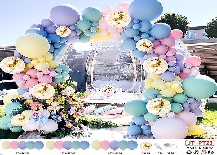 Globos de película de aluminio., 117 piezas, modelo JT-PT23