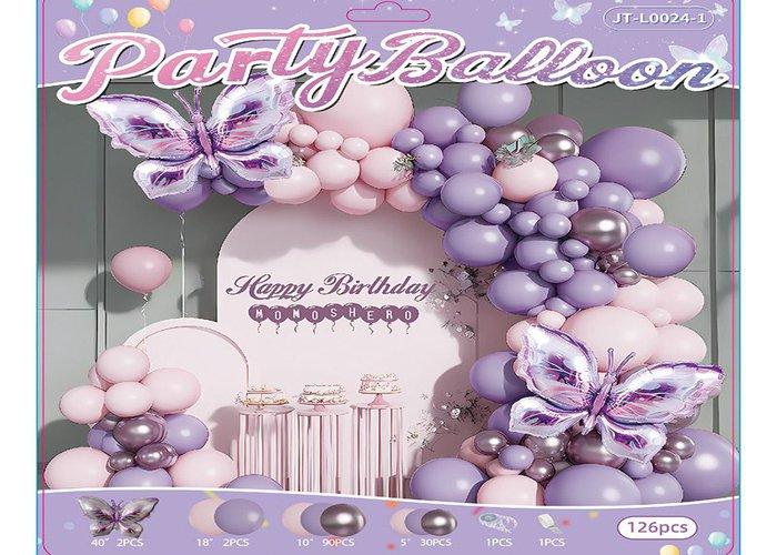 Globos de película de aluminio., 126 piezas