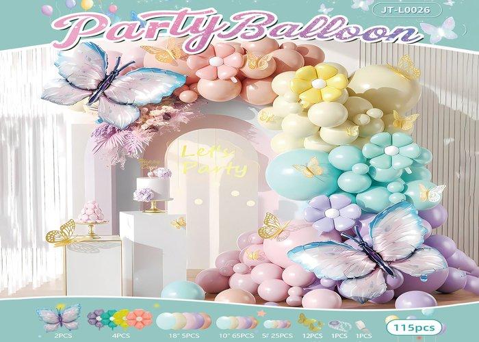 Globos de película de aluminio., 115 piezas, modelo JT-L0026