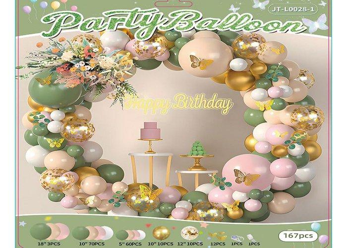 Globos de película de aluminio., 167 piezas, modelo JT-L0028-1