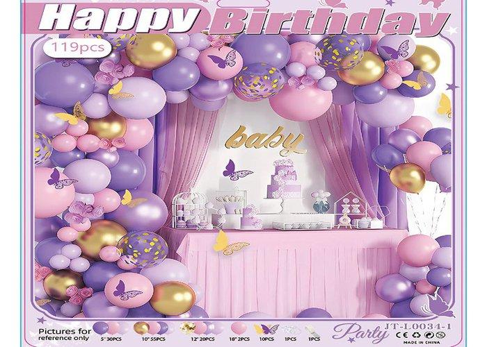 Globos de película de aluminio., 119 piezas, modelo JT-L0034-1