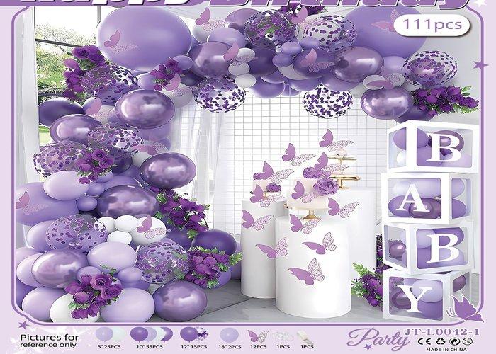 Globos de película de aluminio., 111 piezas, modelo JT-L0042-1